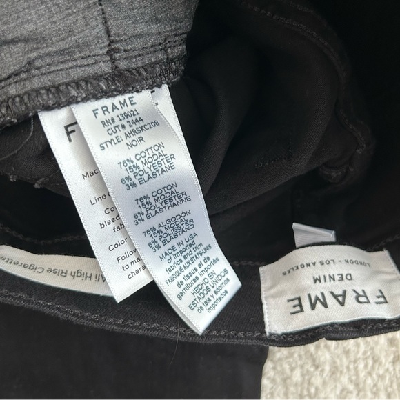 FRAME Ali High Rise Cigarette Denim Jeans - Picture 4 of 12